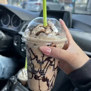 small iced mocha chai