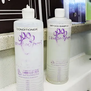 Unlimited shampoo and conditioner