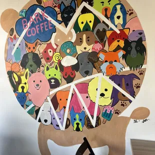 Inside mural.