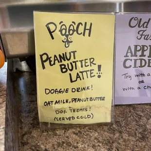 Lattes for pooches!