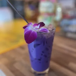 Ube horchata (non alcoholic)