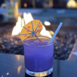 Ube horchata with rum ($12)