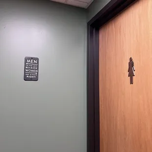 Sign for bathroom haha