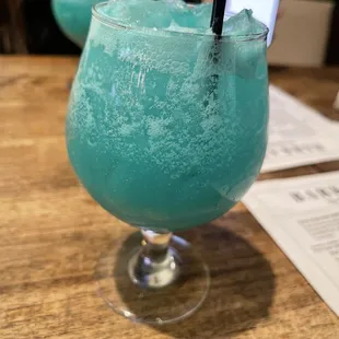 Seasonal jack Frost cocktail