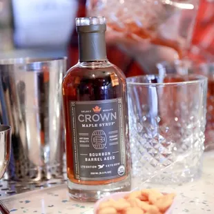 FREE GOLDFISH at the bar