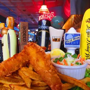 seafood, food, fish and chips, fish