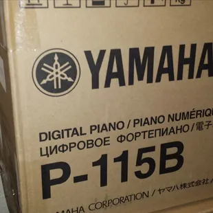 Stack of digital Yamaha P115b for rent or purchase at your authorized Yamaha piano dealer for the Central valley of California
