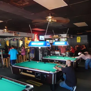 people playing pool and billiards