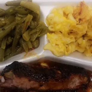 String beans and mac&amp;cheese