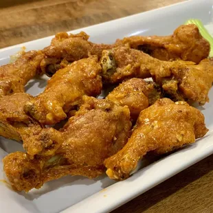 Spicy garlic traditional wings