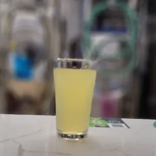 Shandy. Authentically poured