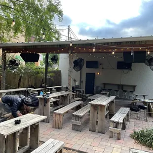 Huge outdoor patio!