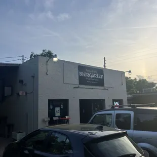 outside