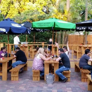 Our Beer Garden!