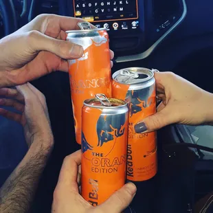 The barley bin has the newest Red Bull!