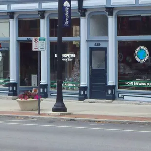 the outside of the store