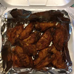 Cajun chicken wings