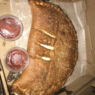 Cheese calzone