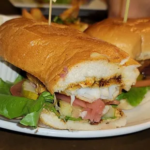 Fried Haddock sandwich