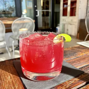 Hibiscus cocktail