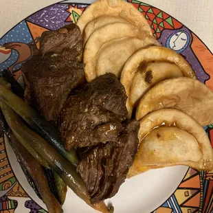 Boneless Short Ribs Braised  Pierogies  Green Beans