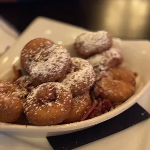Mini doughnuts were good