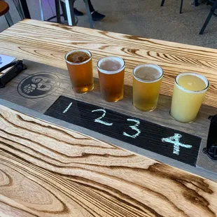 A drink flight
