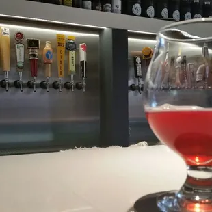 Une Annee brewery's Framboise. Pucker power!