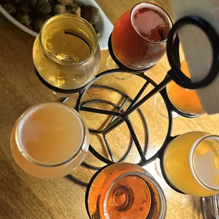 Flight of beers
