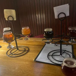 a selection of beers