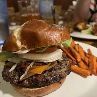 Brew burger