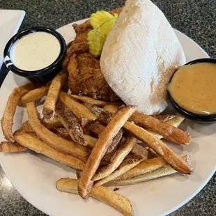 Spicy chicken sandwich