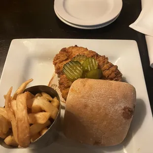 Spicy chicken sandwich