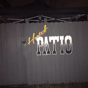 Heated Back Patio Area