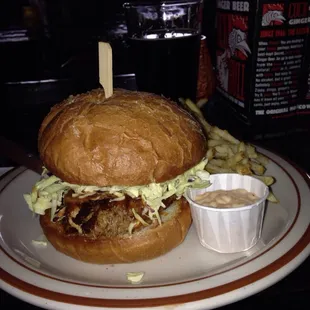 Pulled pork sammich and Fort George Porter. Super!