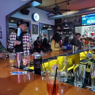 Bar at the front door