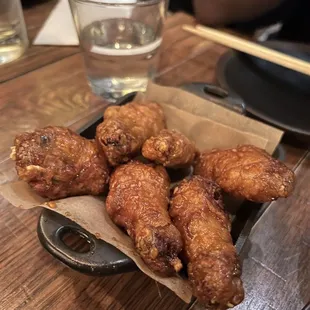 Soy Garlic Wings ($15)