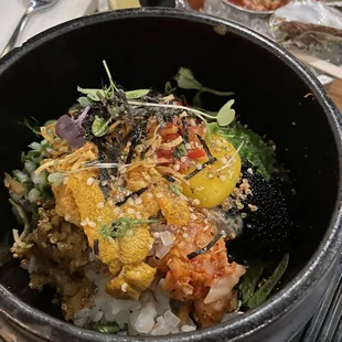 (D) Uni Bibimbap - Hot Stone