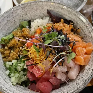 (D) Sashimi Bibimbap