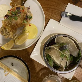 (D) Steamed Dumplings
