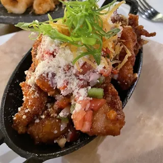 (D) Popcorn chicken
