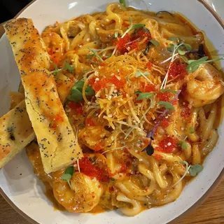 (D) Creamy Kimchi Udon