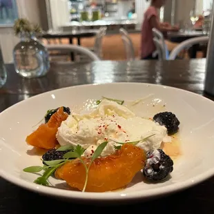 Peach Burrata