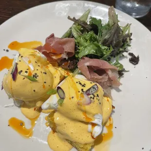 Fried Green Tomato Eggs Benedict