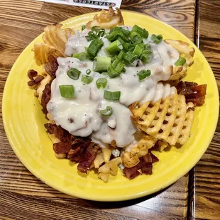 Waffle fries