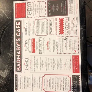 They updated the menu