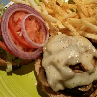 Mushroom Swiss Burger