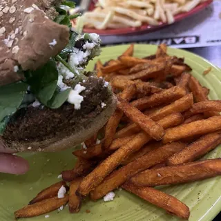 Spinach & Feta Hamburger