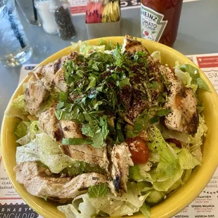 Lebanese Chicken Fattoush Salad