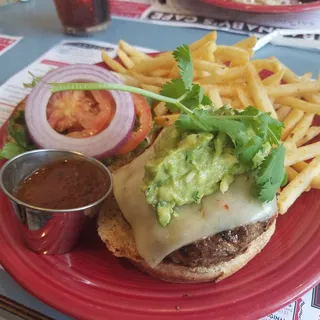 Guacamole Cheese Burger